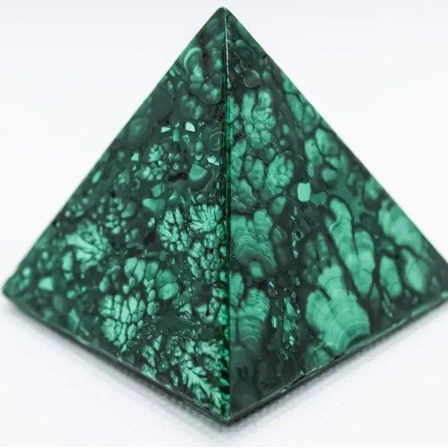 Malachite Pyramid 2"
