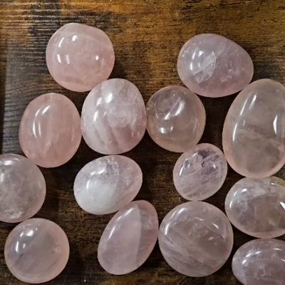 Quartz Rose Palm Stone 1.25"-1.75"
