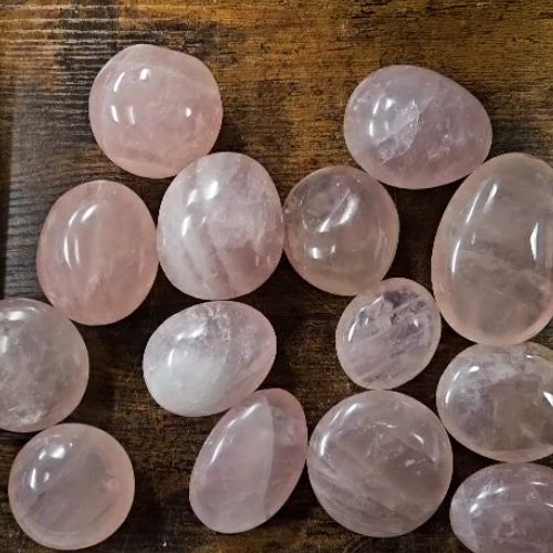 Quartz Rose Palm Stone 2"-2.5"
