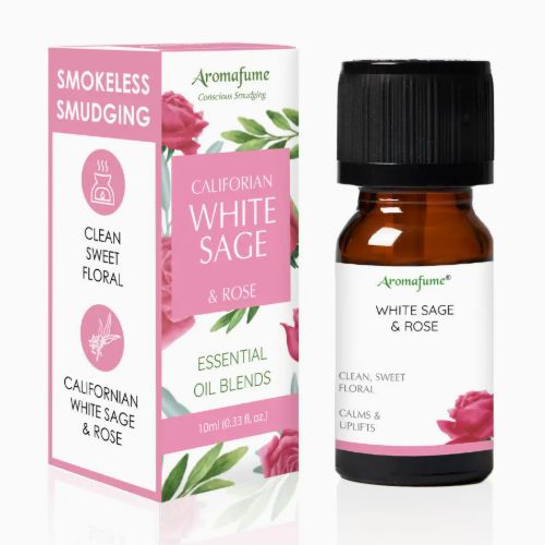 White Sage &amp; Rose Essential Oil Diffuser Blend by Aromafume