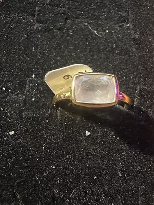 Ring Ember Noire Band &amp; Rose Quartz