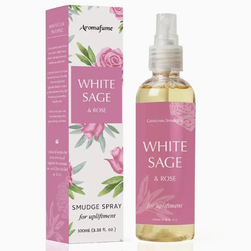 White Sage &amp; Rose Smudge Spray by Aromafume
