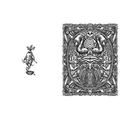 Tarot del Toro Coloring Book