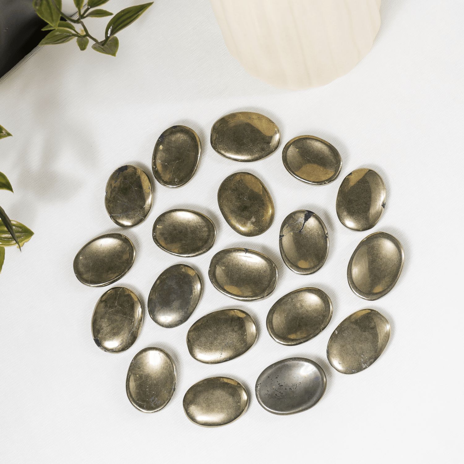 Pyrite Worry Stones