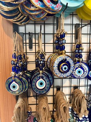 Evil Eye Wall Hanging, House Protection Gift, Authentic: Style 2