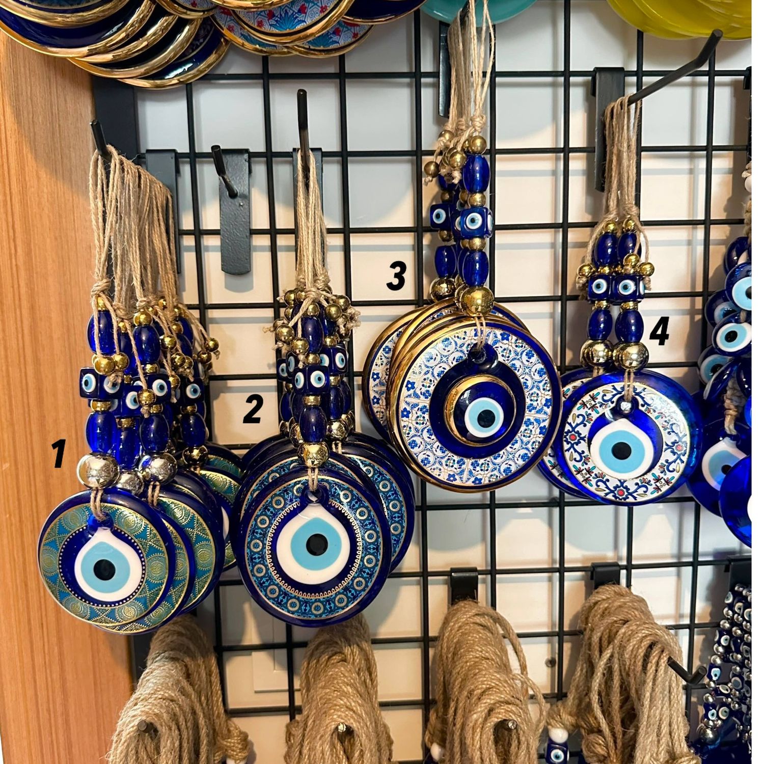 Evil Eye Wall Hanging, House Protection Gift, Authentic: Style 4.+