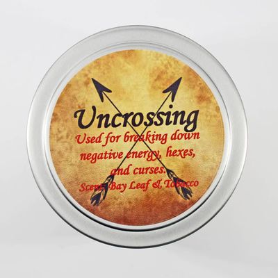 Candle Metal Tin Uncrossing Candle 4 oz
