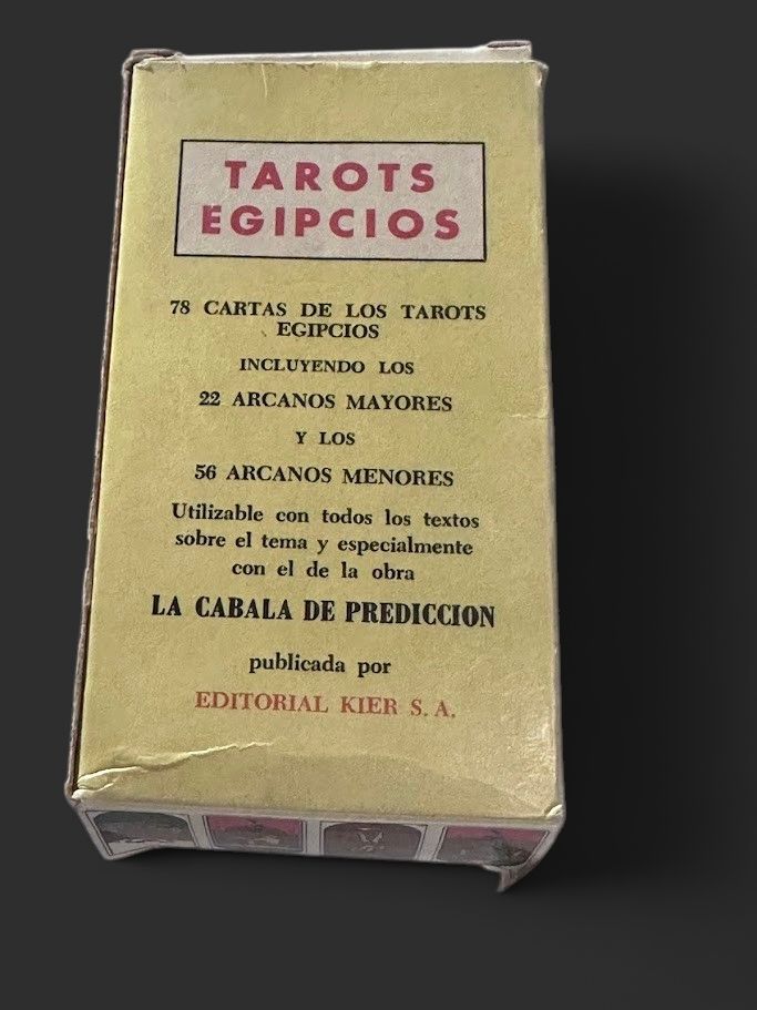 Tarots Egipcios Tarot Deck 1st Ed 1971 Rare OOP