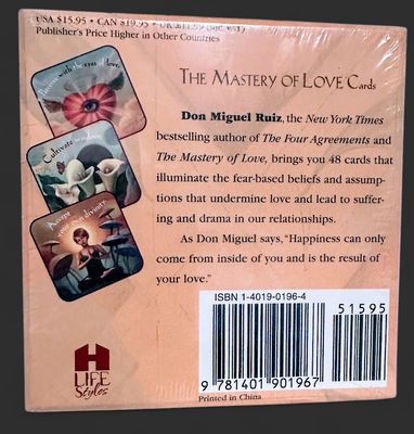 The Mastery of Love 48 Card Deck Toltec Wisdom NEW OOP