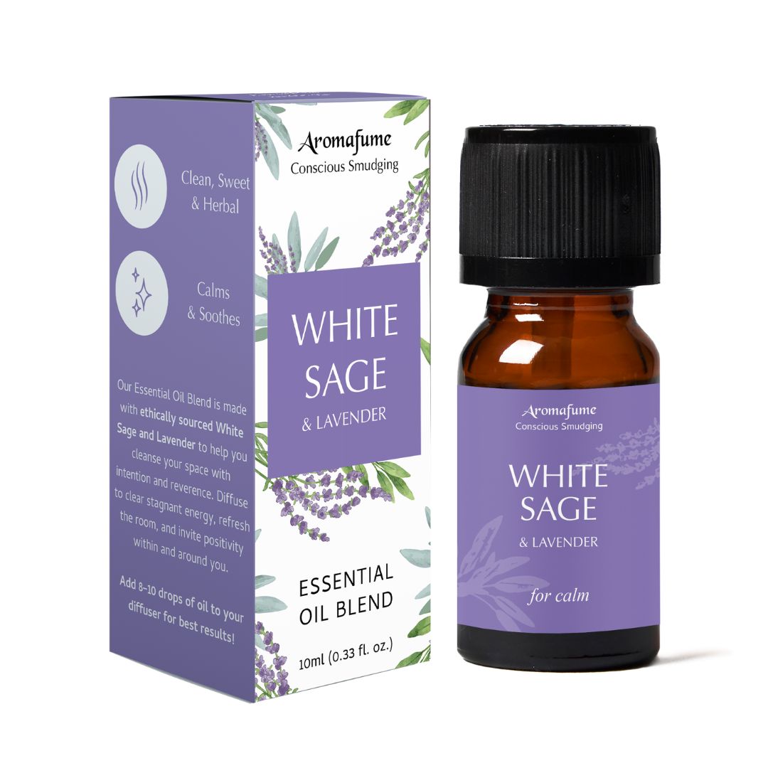 White Sage &amp; Lavender Essential Oil Diffuser Blend by Aromafume