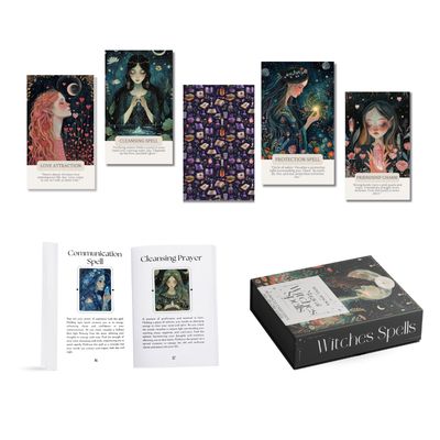 Magical Witches Spells Oracle Card Deck
