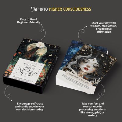 Magical Witches Spells Oracle Card Deck