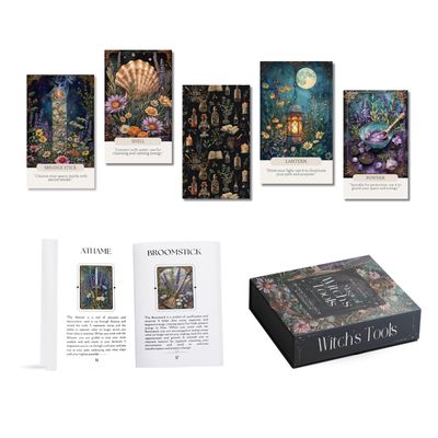 Magical Witch's Tools Oracle Card Deck