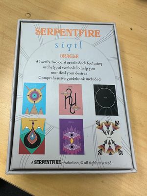 Serpentfire Sigil Oracle Deck - by Devany Amber Wolfe OOP
