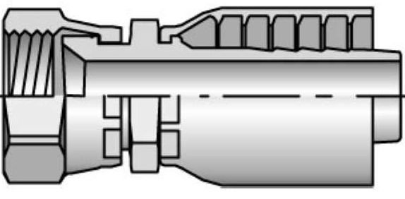 1/4&quot; FJIC X 3/8&quot; Hose ID (43 Series)