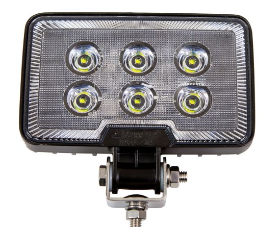 Rectangular 6 LED work light