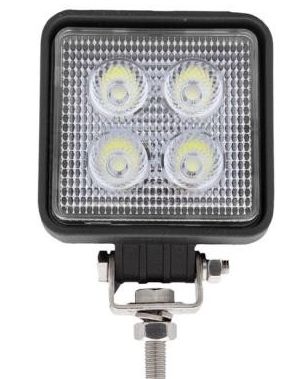 Mini square 4 LED work light