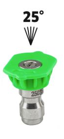 Green Pressure washer nozzle