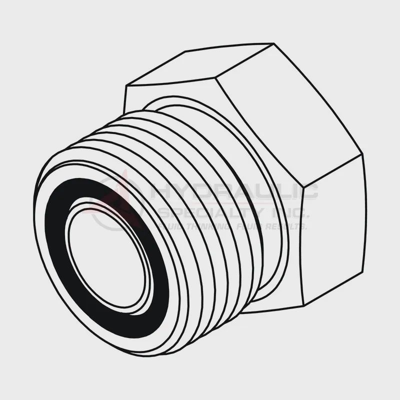 FF2408-24 MORFS HEX PLUG