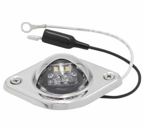 LED License Light Polished SS