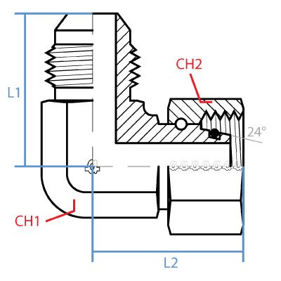 9199-20-L35 FJIC x FDIN 90°