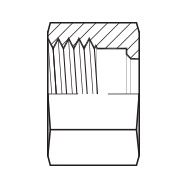Din Light Tube Nut 5201L-06