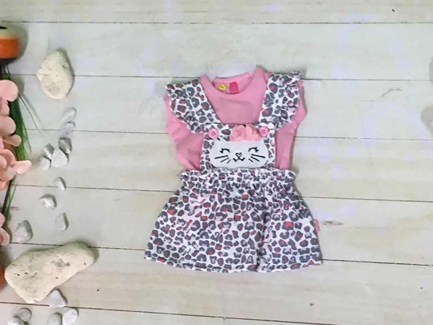 JUMPER C/PLAYERA PRINT ROSA