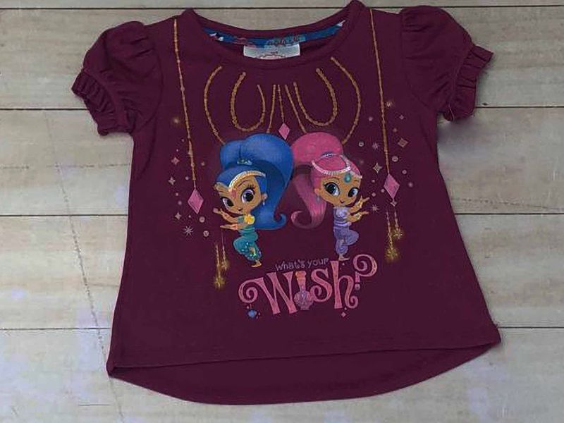 MARCA NICKELODEON BLUSA SHIMMER Y SHINE MORADA