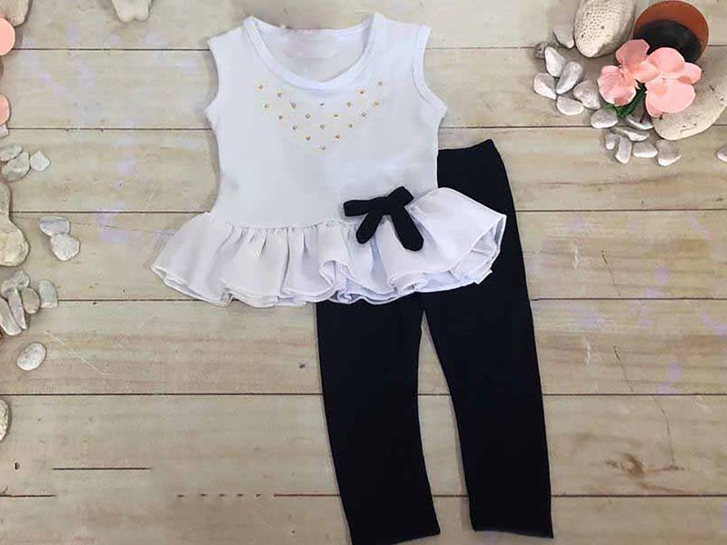 CONJUNTO 2 PZAS NIÑA OLAN C/ MOÑO