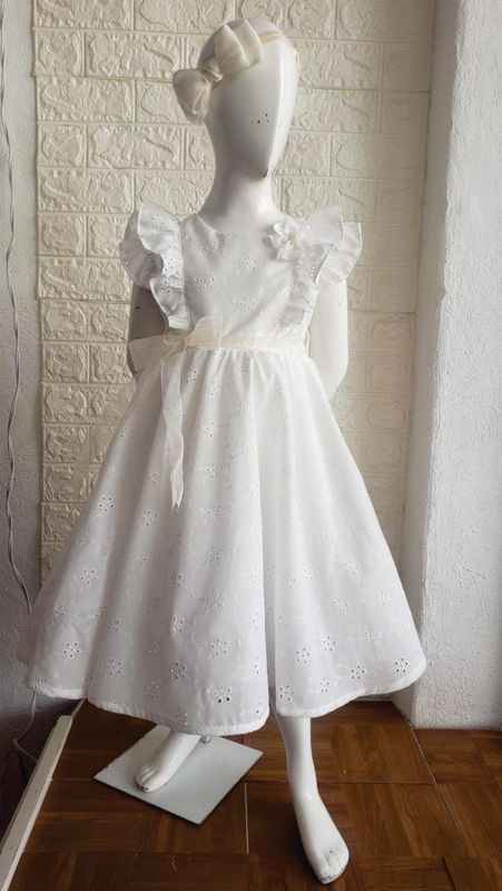 VESTIDO CASUAL COLOR IVORY