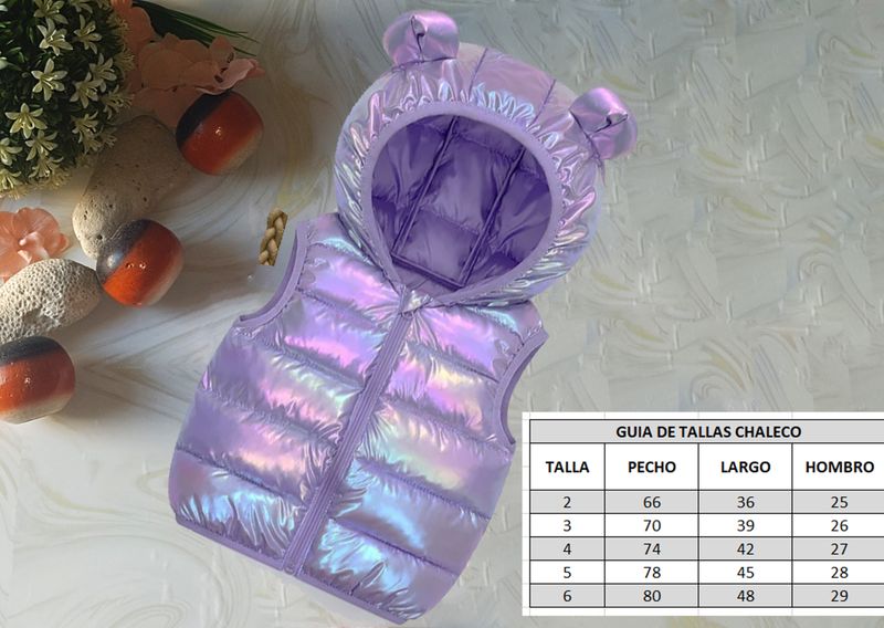 CHALECO TORNASOL MORADO