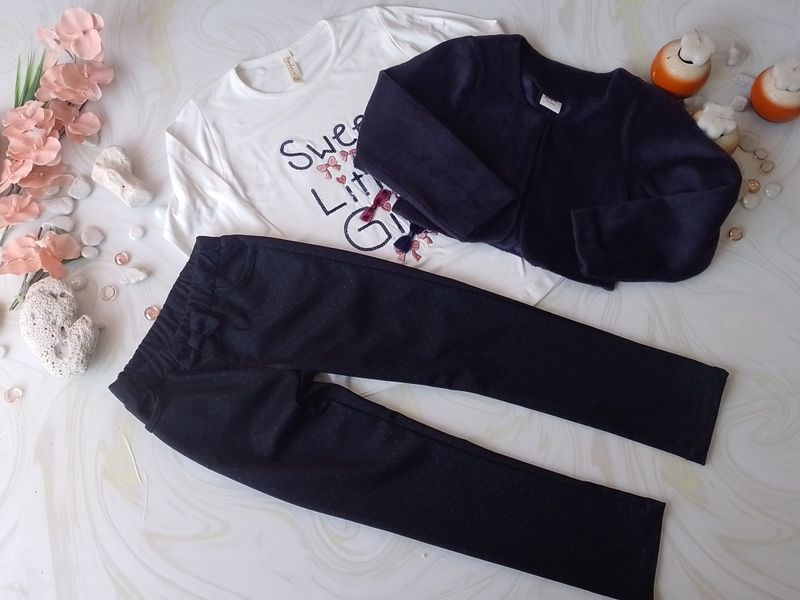CONJUNTO 3 PZAS TORERA AZUL MARINO