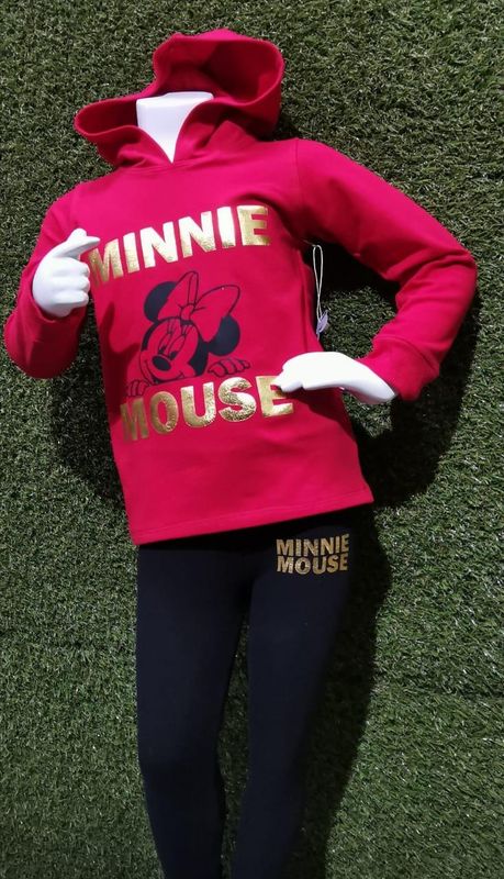 PANS ROJO MINNIE LETRAS DORADO