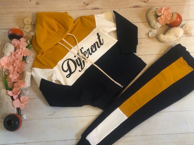 PANTS 2PZ DIFFERENT AZUL / MOSTAZA