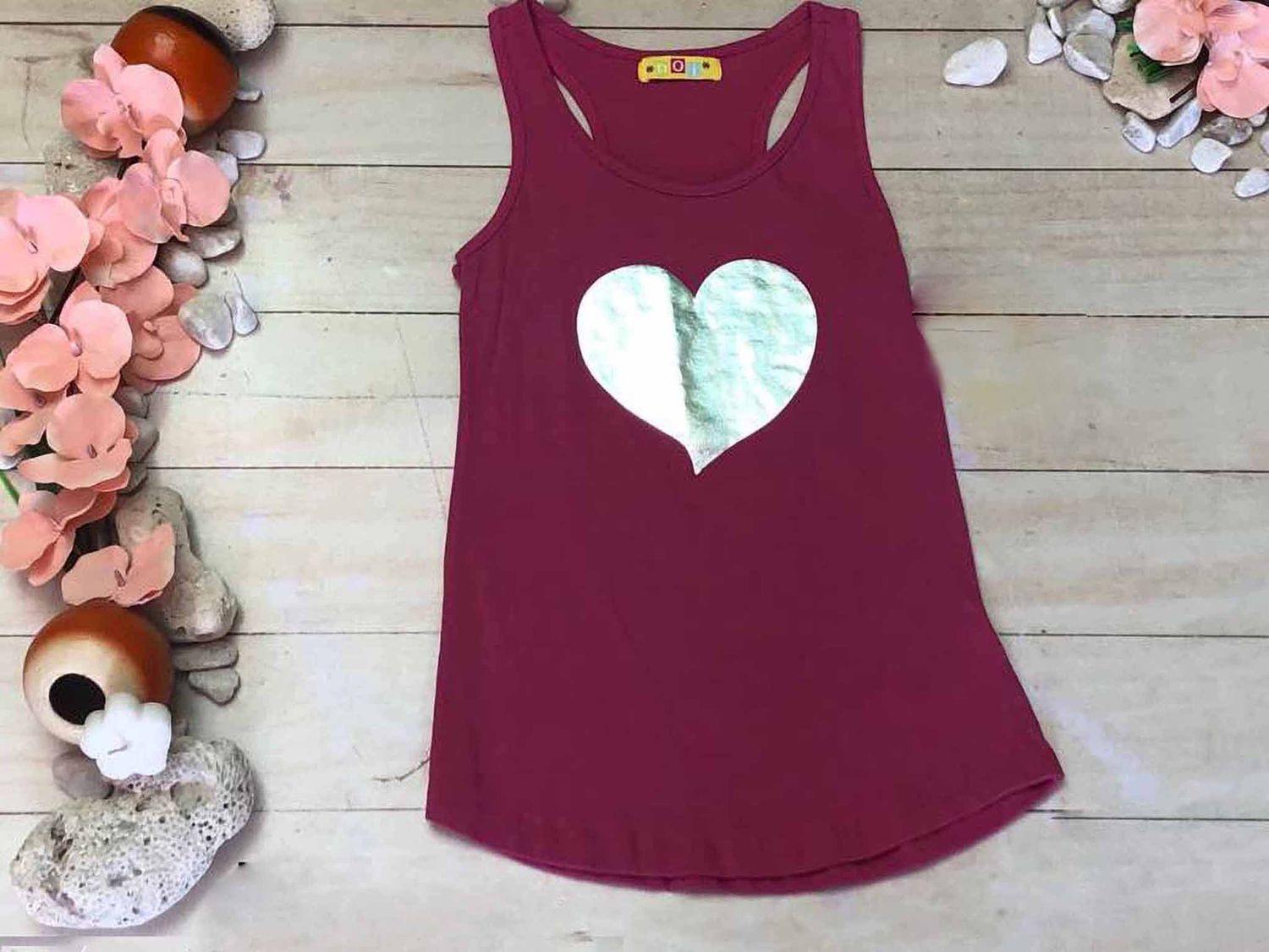 BLUSA DE TIRANTES CORAZON