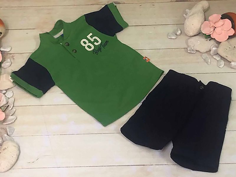 CONJUNTO 2PZ NIÑO PLAY 85 BOYS TEAM VERDE