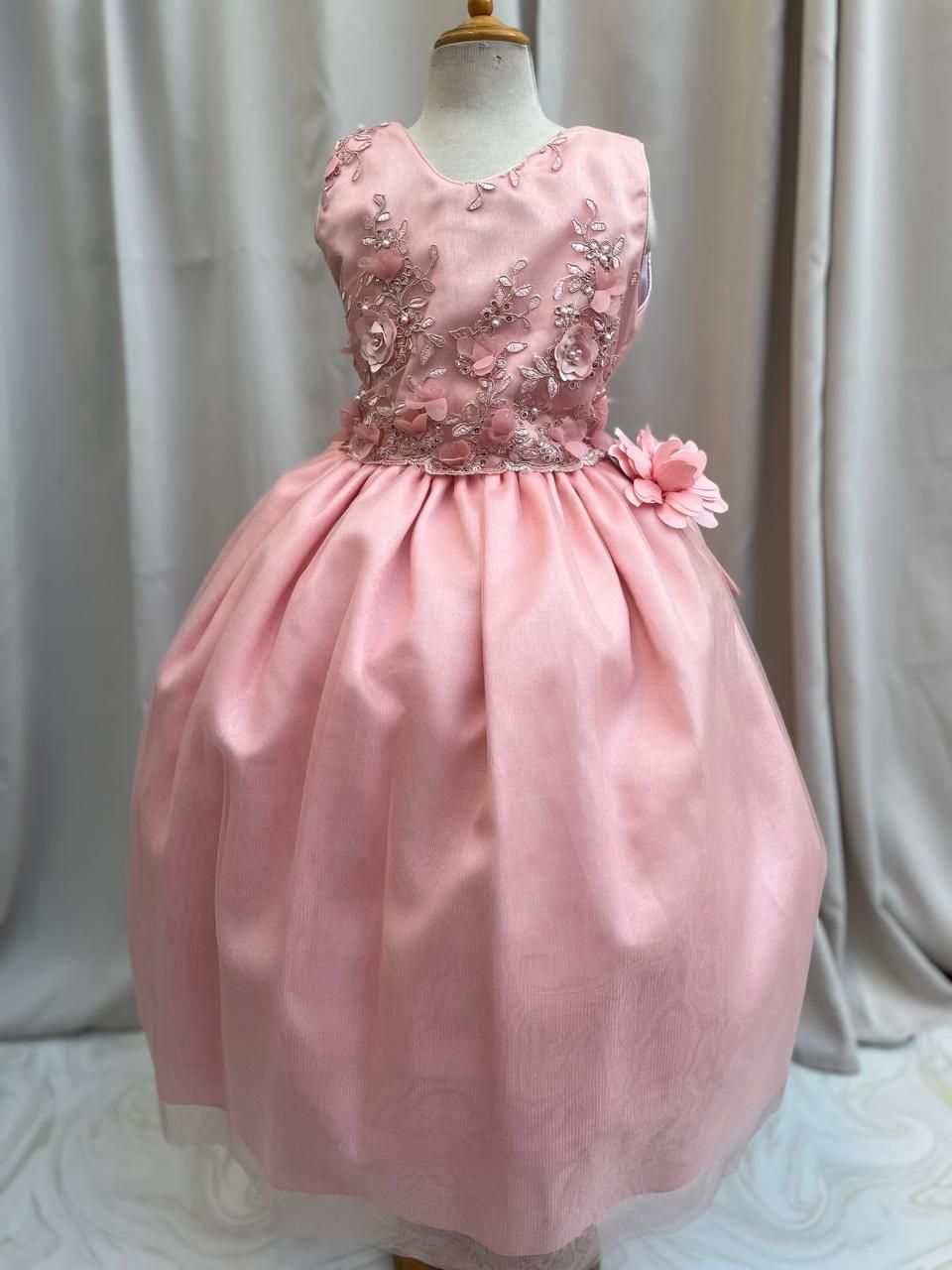 VESTIDO CEREMONIA COLOR ROSA