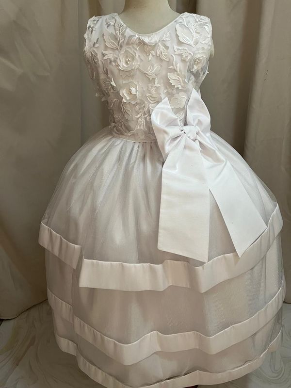 VESTIDO DE CEREMONIA  BLANCO