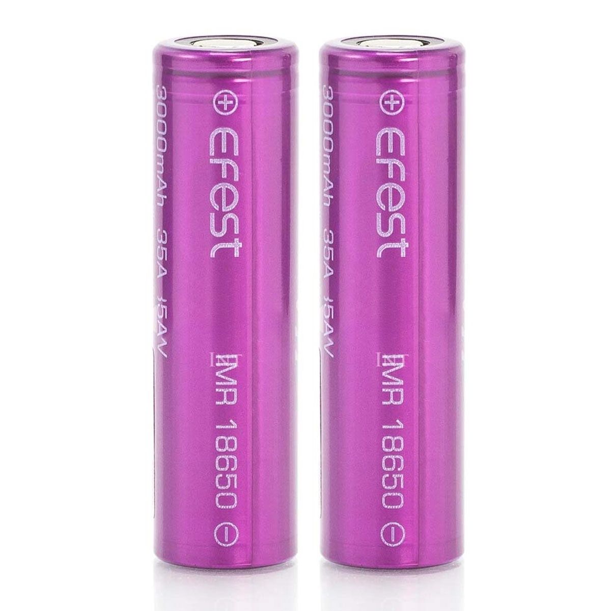 Efest IMR18650 3000mah with flat top with 35A discharging (2/PK)