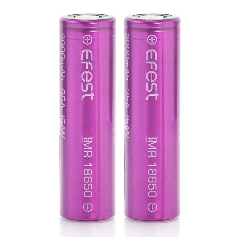 Efest IMR18650 3000mah with flat top with 35A discharging (2/PK)