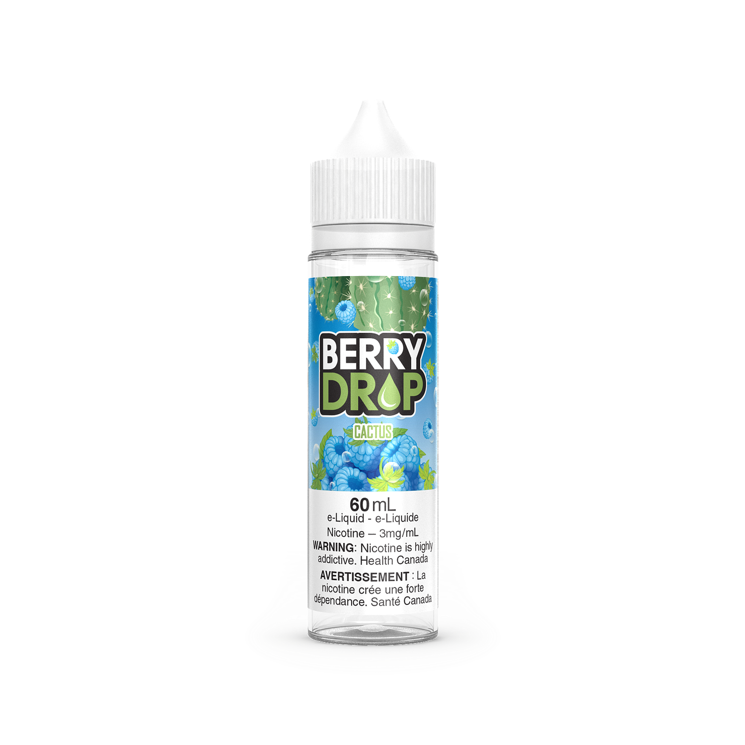 BERRY DROP FREEBASE, Flavour: CACTUS, Strength: 3mg/mL