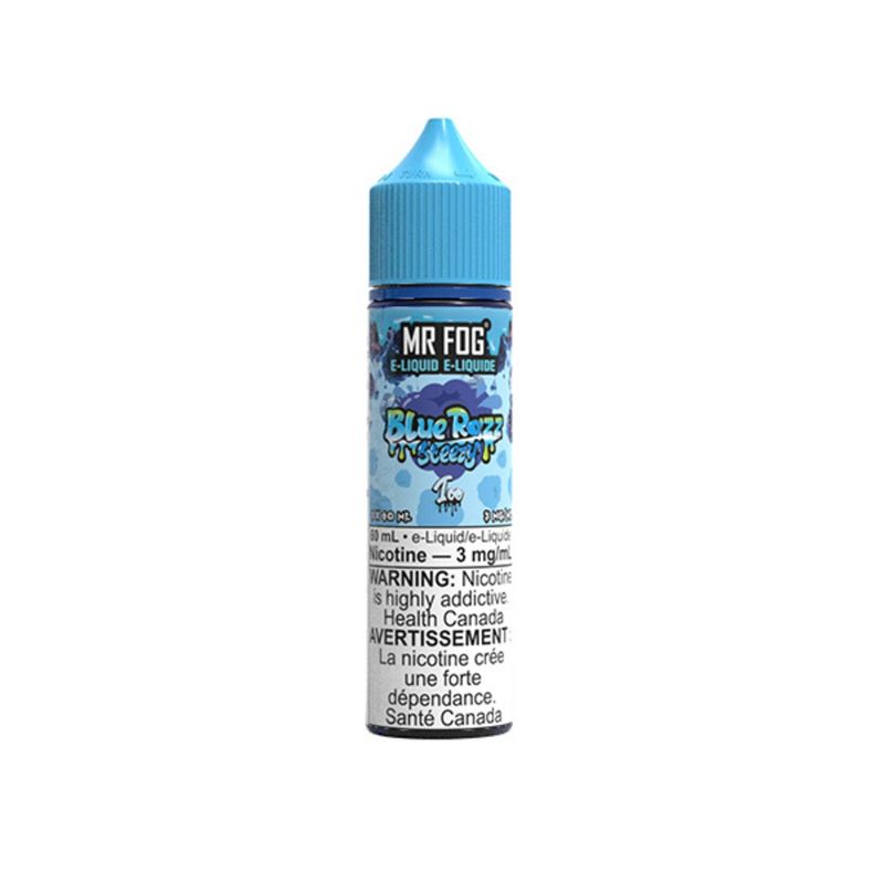 MR FOG BLUE RAZZ STEEZY 60ML FREEBASE E-LIQUID