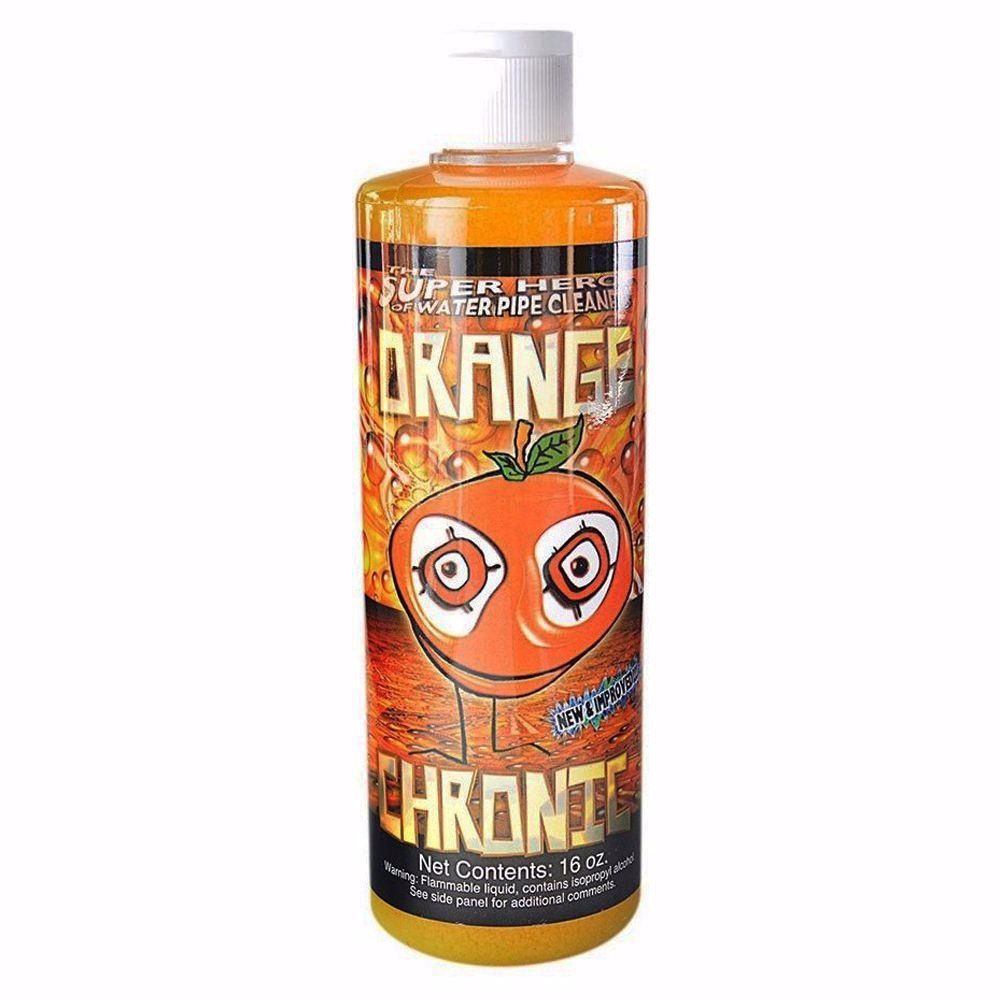 Orange Chronic 16oz Bong Cleaner Super Hero