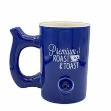 Premium Roast &amp; Toast Pipe Mug, Color: Blue