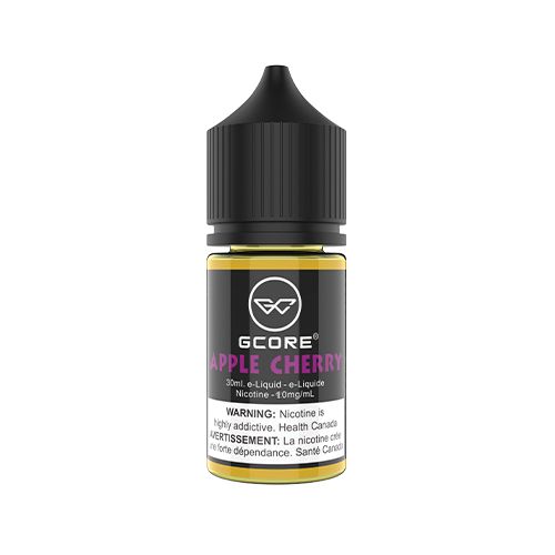 GCORE 30ML SALT NIC E-LIQUID, Flavour: Apple Cherry, Strength: 10mg/mL