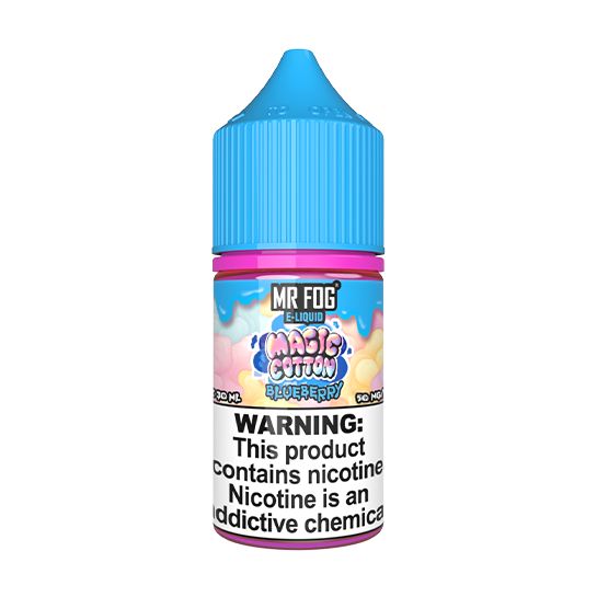 MR FOG MAGIC COTTON 30ML SALT NIC E-LIQUID, Flavour: Blueberry, Strength: 20MG