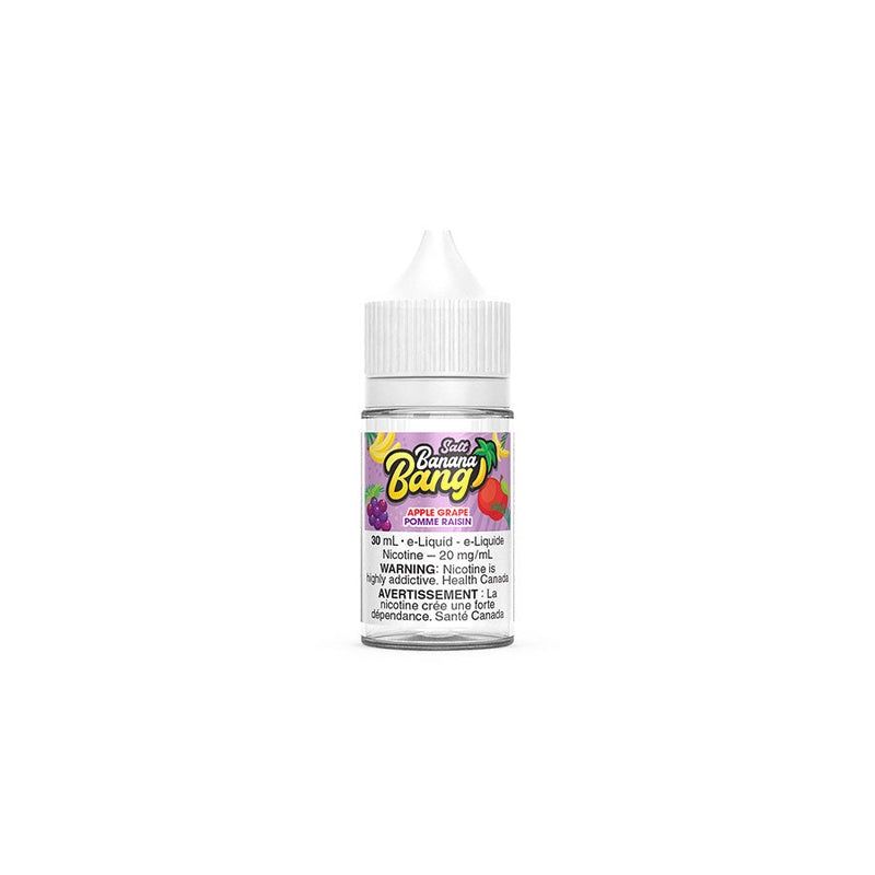 BANANA BANG 30ML SALT NIC E-LIQUID, Flavour: APPLE GRAPE, Strength: 12mg/mL