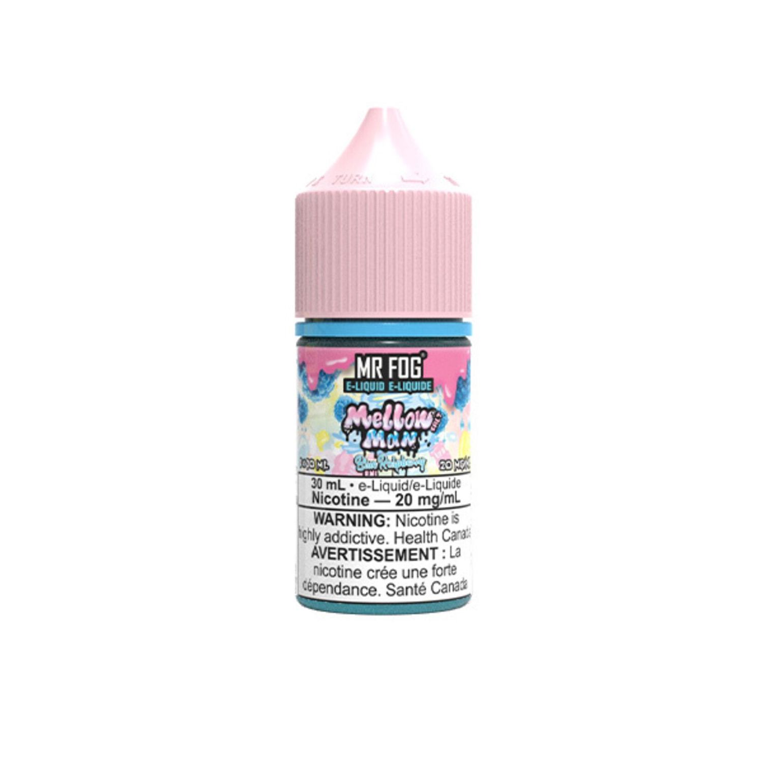 MR FOG MELLOW MAN 30ML SALT NIC E-LIQUID, Flavour: BLUE RASPBERRY, Strength: 20MG