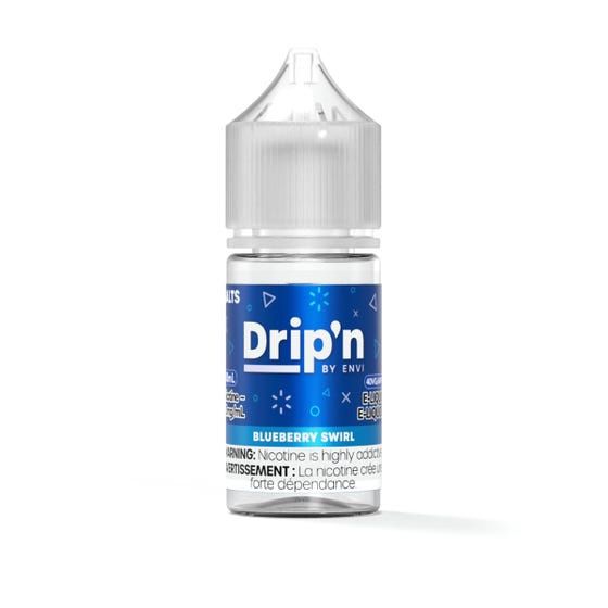 DRIPIN BY ENVI 30ML SALT NIC E-Liquid, Flavour: Blueberry Swirl, Strength: 20MG