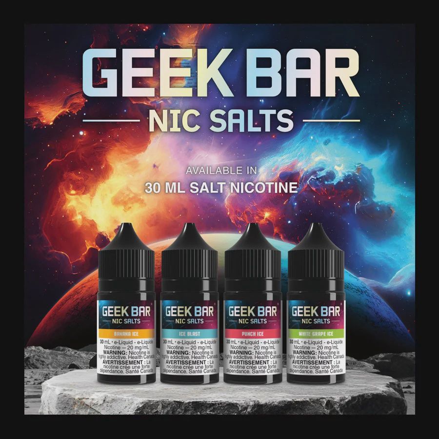 GEEK BAR 30ML NIC SALTS E-LIQUID